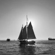 Парусник Key West Florida USA постер печать (18x6)|Таблички и знаки| |