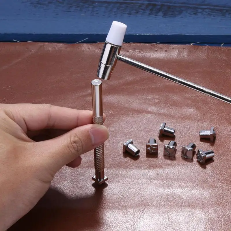 9 в 1 DIY кожа печать инструмент сталь металла вырезка кожевельнйы предмет комплект