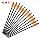 1720 дюймы стекловолокно арбалетная стрела диаметром 8 мм со стальным наконечником для стрельбы из лука и охоты