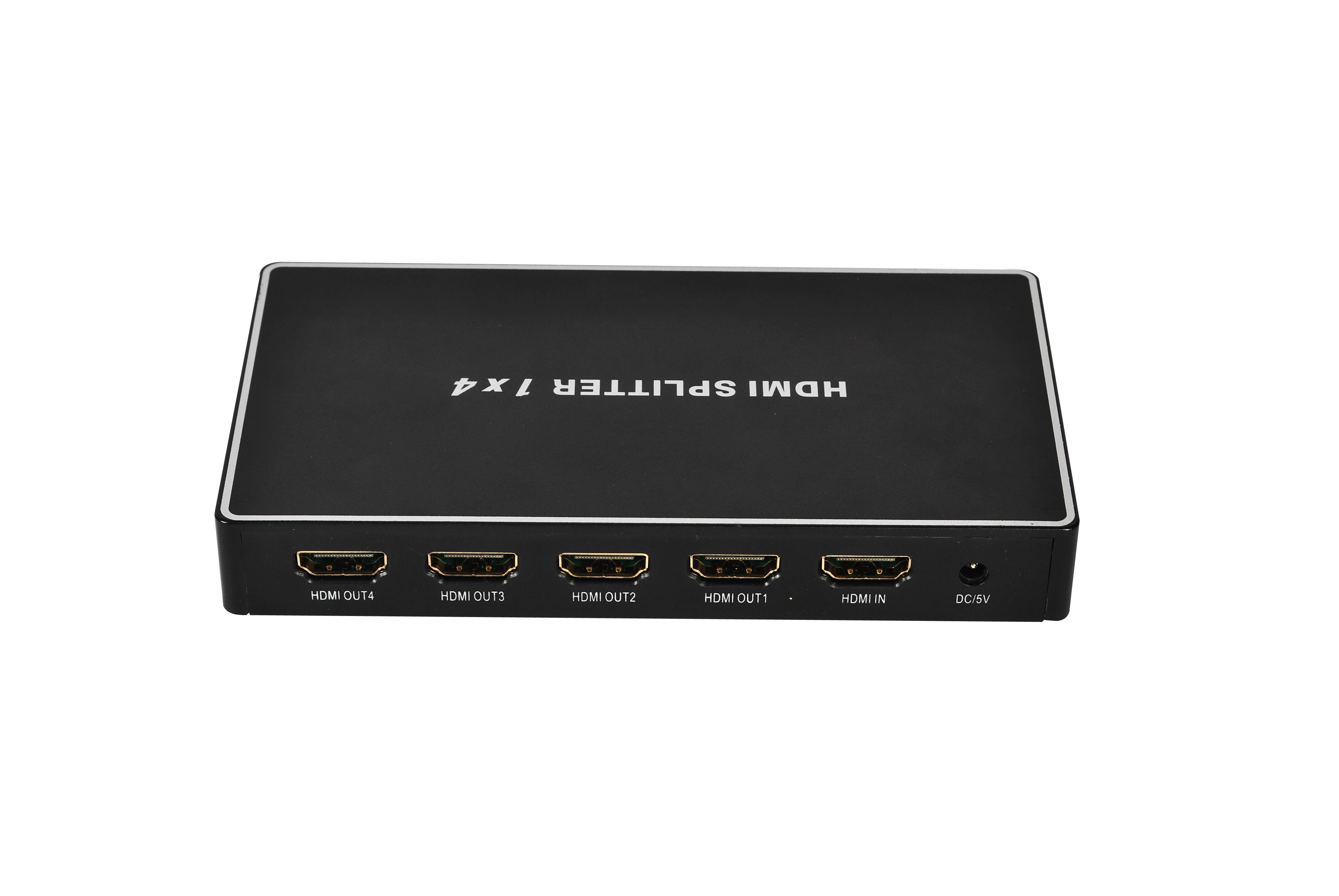 HD 4 K HDMI Splitter 1X4 Порты и разъёмы V1.4 Коммутатор 1 Вход Выход концентратора MJZSEE HD0104F |