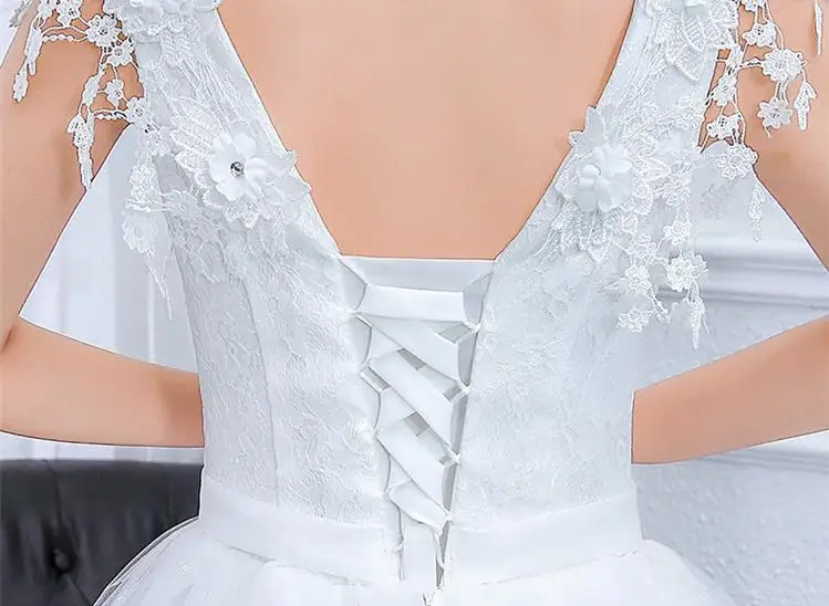 LASONCE Elegant Lace Appliques O Neck Sash Ball Gown Wedding Dresses Crystal Flowers Tank Backless Bridal Gowns | Свадьбы и