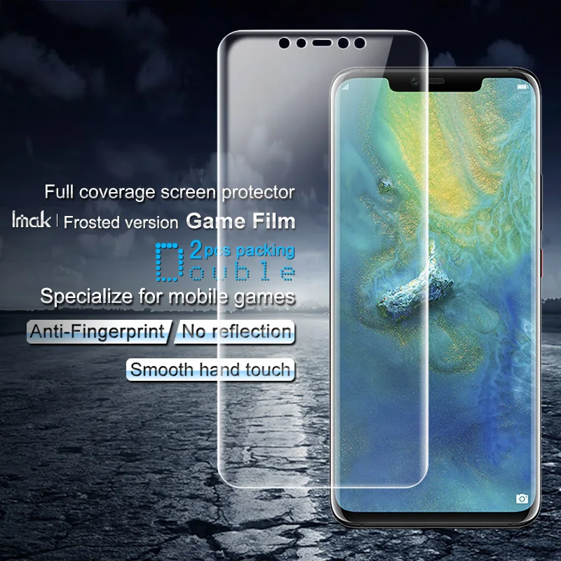 2 шт. полное покрытие для Huawei Mate 20 X Pro Защитная пленка экрана задняя наклейка Imak