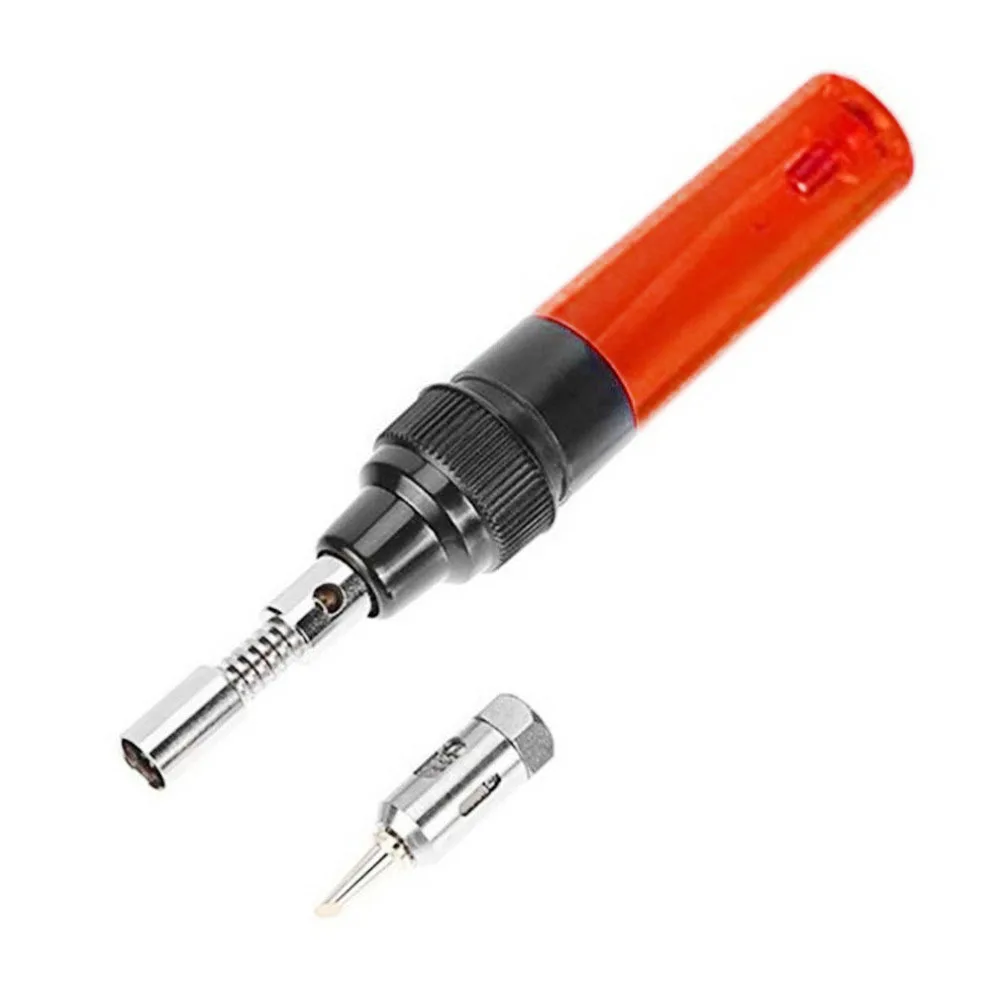 WSFS Hot 1300 Degree Gas Blow Torch Soldering Solder Iron Cordless Butane Tip Tool Welding Pen Burner 8Ml Kit | Инструменты