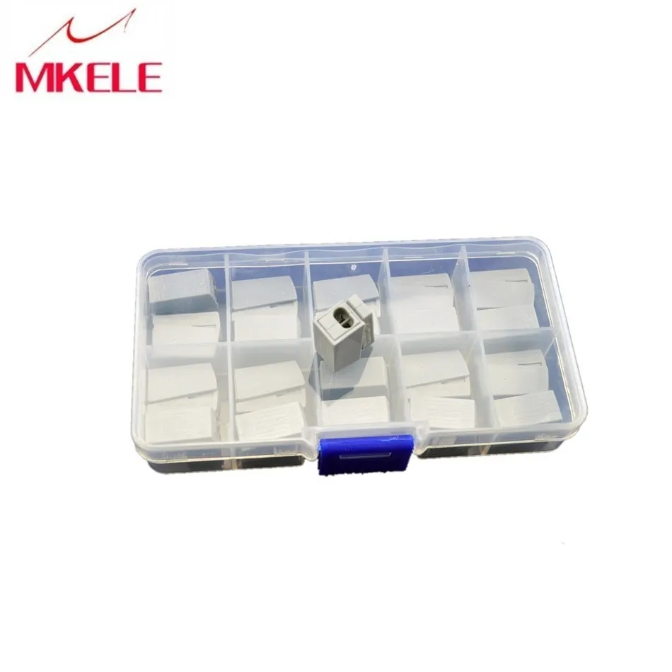 Hot Sale 20 Piece Single 2 Pin Cable Wire Wiring Connecting Connector For Lamp MKVSE-112 Bevindingen Findings China |