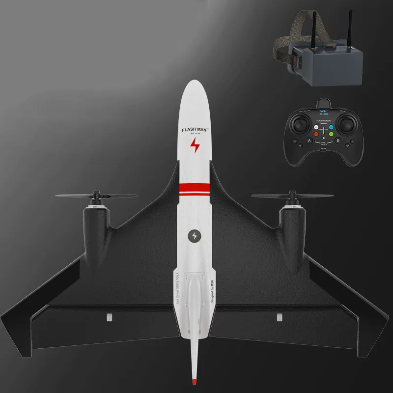 Горячая Распродажа Flashman T-5 595 мм размах крыльев FPV VTOL вертикальный взлет и посадка