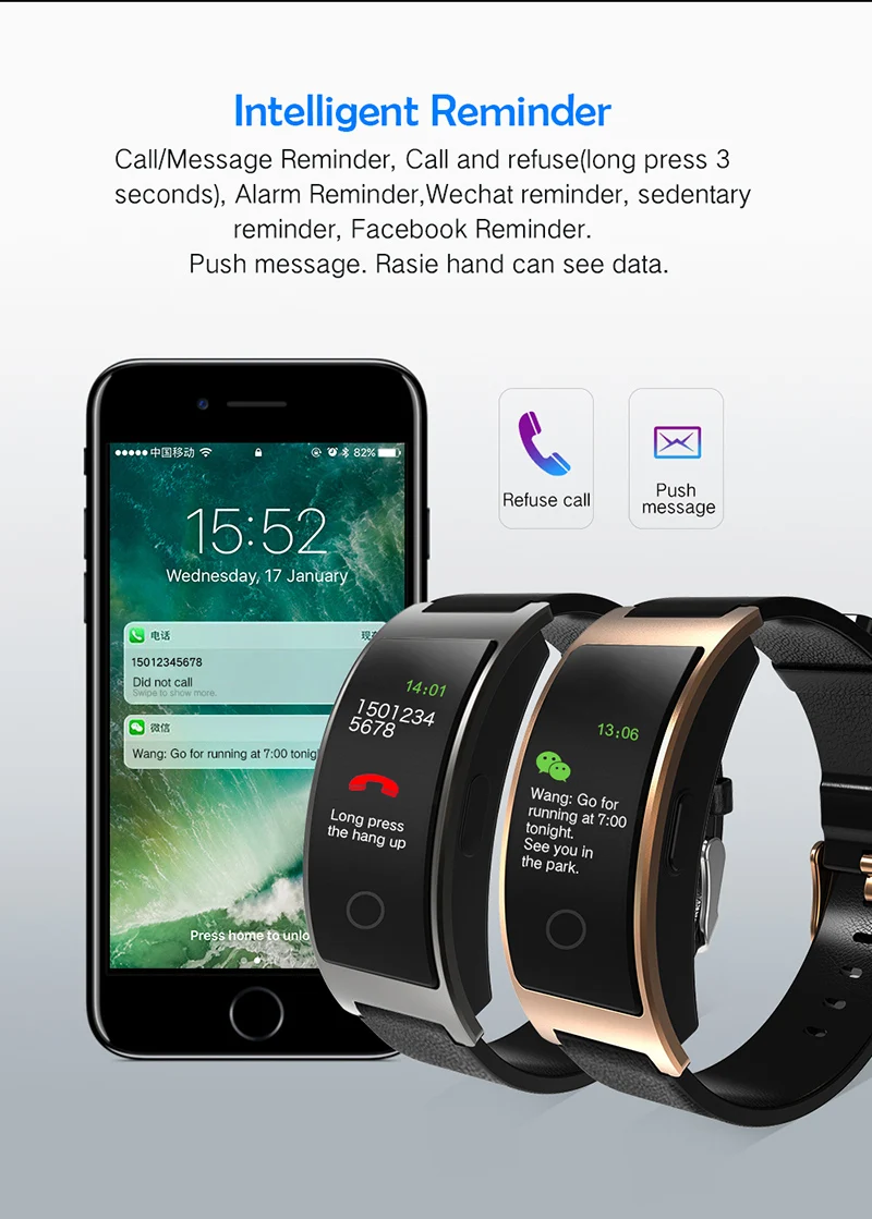 Смарт-часы SANDA CK11 с кожаным ремешком для IOS Android мужские и женские