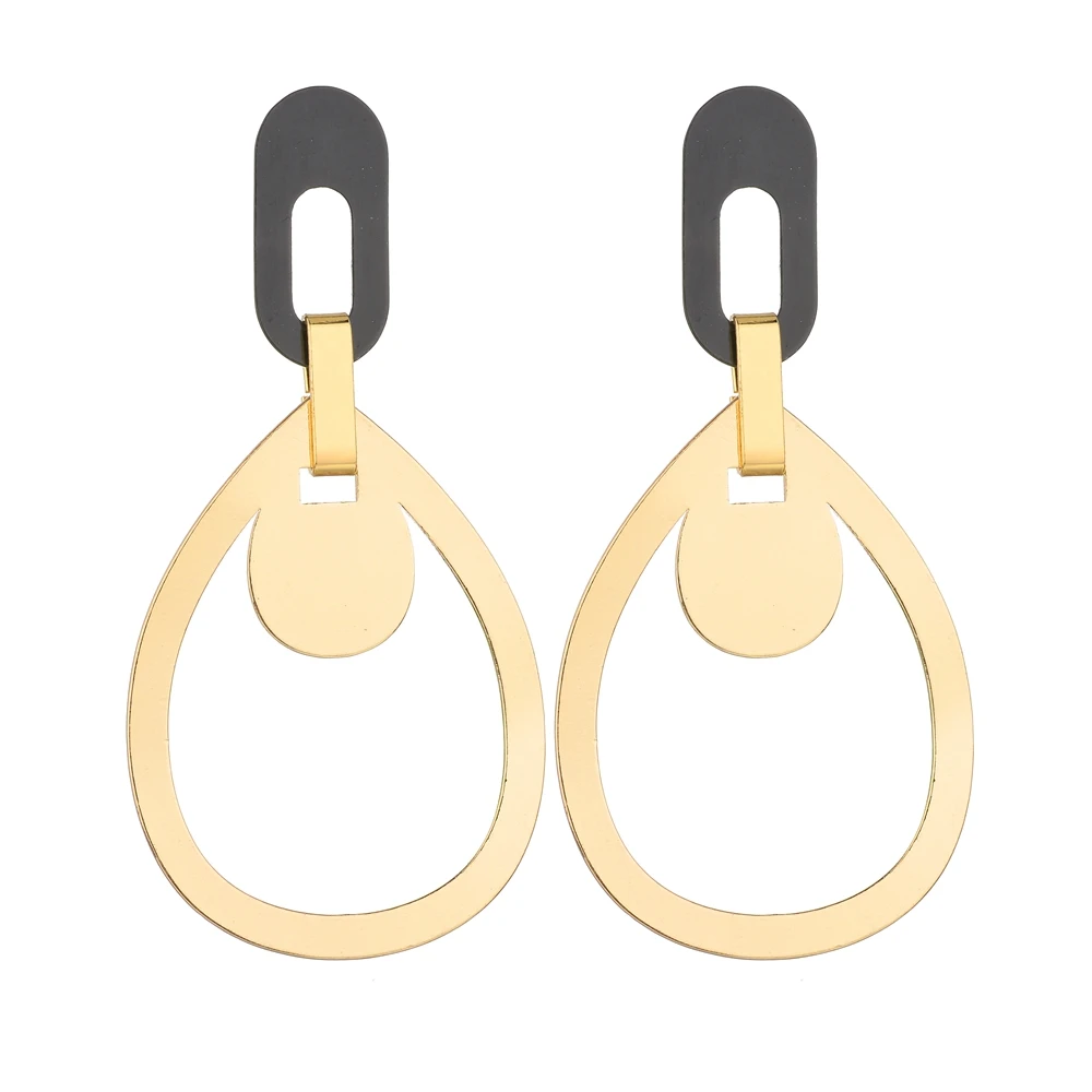 MESTILO 2019 Новые Модные Стильные Простые геометрические полые Висячие серьги из