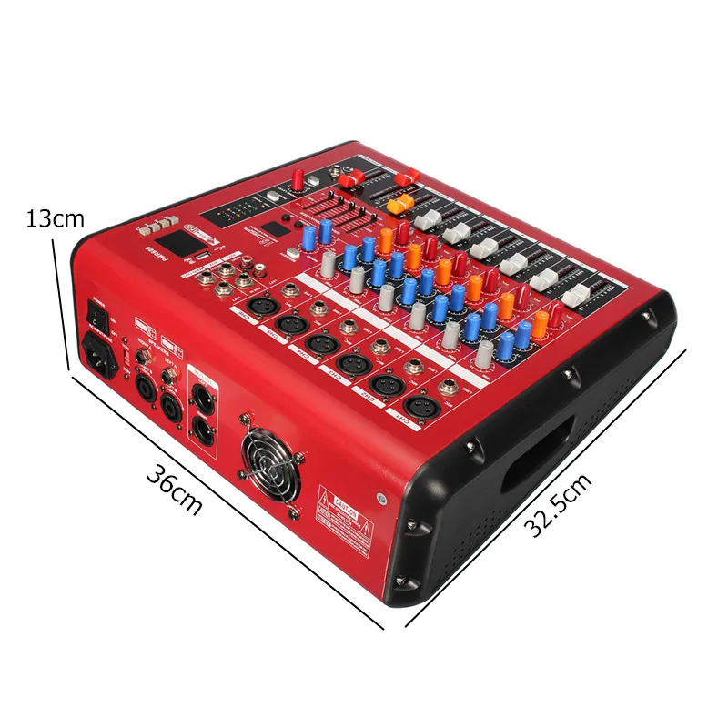 6 канальный bluetooth USB Микрофон Звук Аудио миксер консоль караоке микшерный