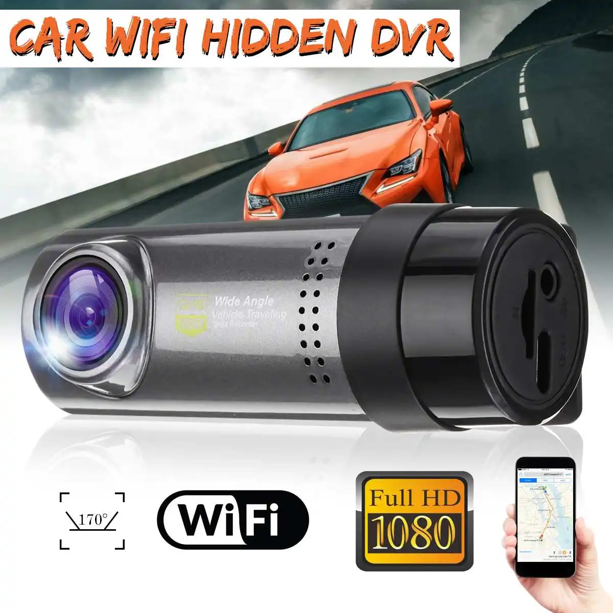Mini Smart WiFi Full HD 1080P Автомобильный видеорегистратор беспроводная камера