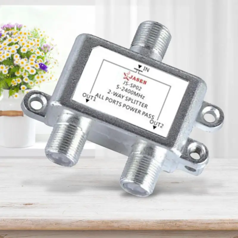 Satellete 2 полосный сплиттер MoCA 5 2500MHz HD цифровой коаксиальный кабель двунаправленный