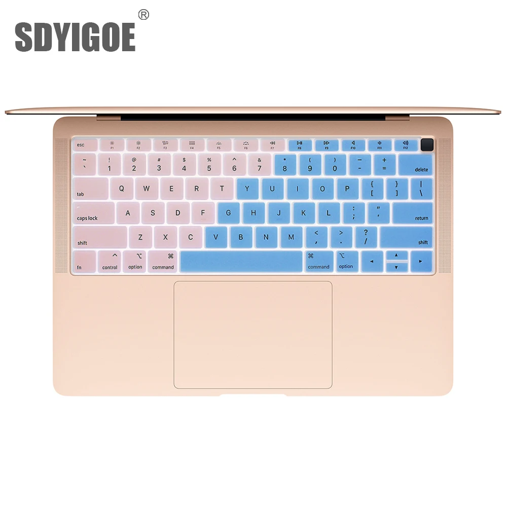 

Laptop Keyboard Cover For macbook 13 Air A1932 protective film Colored silicone Waterproof Keyboard Protective Film