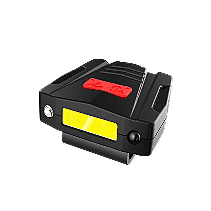 

LED Sensor Headlamp Portable USB Rechargeable Wave-sensing Soft Light Super Bright Clip Cap Lamp For Outdoor Night Fishing