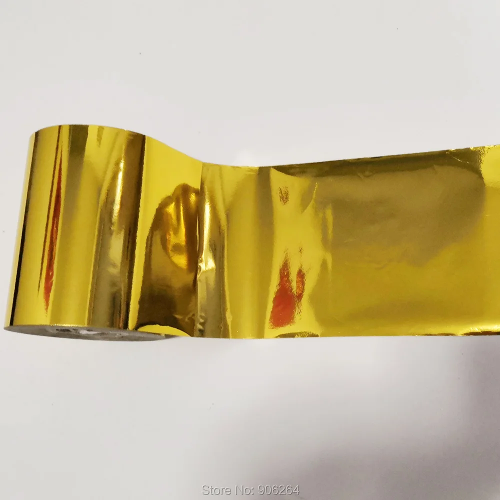 Бесплатная доставка 2 рулона (золото и серебро) Горячее тиснение фольгой