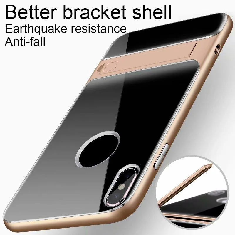 Противоскользящий Жесткий ПК + ТПУ Fundas Capa корпус для iPhone X XS MAX XR ультра тонкие