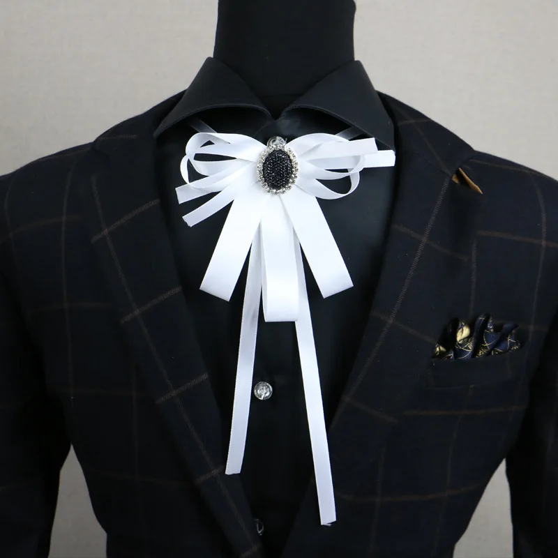 2019 New Men's Formal Wear Wedding Host Bow Korean Version Of The European Groom's Tie Newlyweds Couple Dress | Аксессуары для