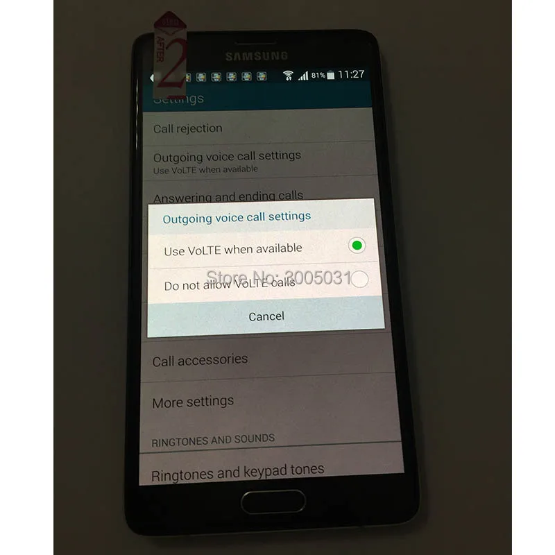 Бесплатная доставка dhl + Note4 N910F с карманом tems поддержка проверки CA и volte polqa qesq тест