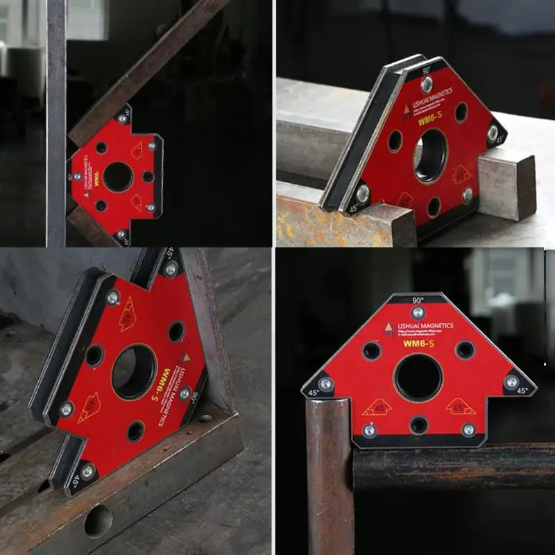 Твердый Прочный Стальной корпус многоугольный дизайн 2 шт. WM6 S стрелка Магнитный