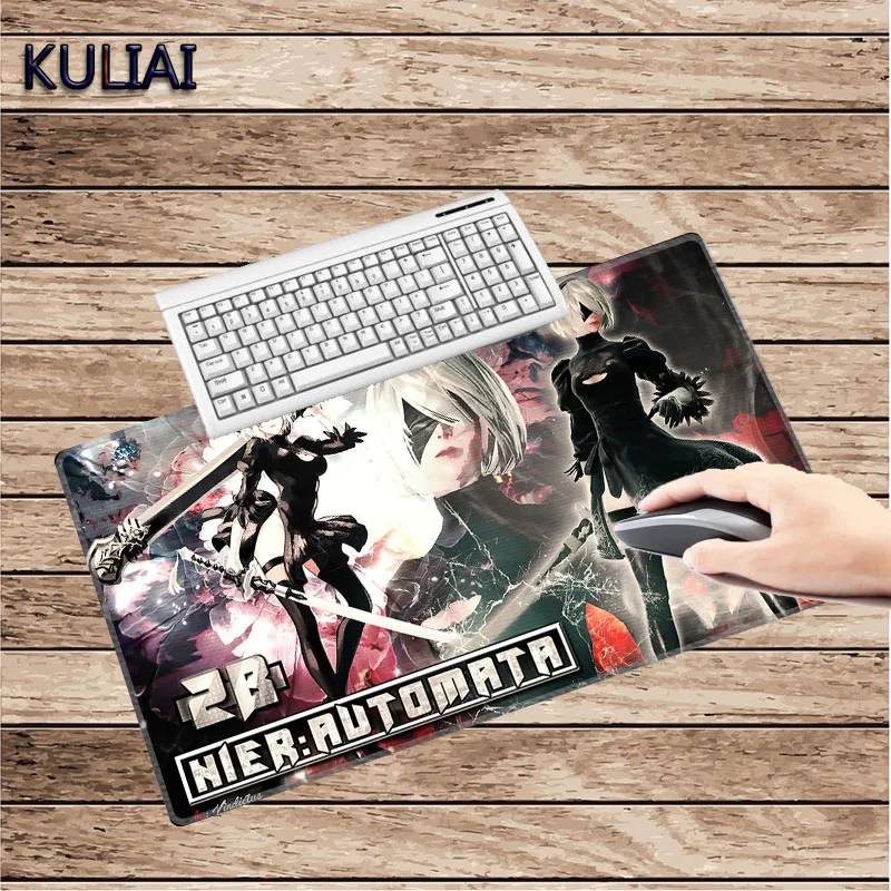 Коврик для мыши XGZ DIY с подарком на заказ игровой коврик Ниме 2B 30x60 до 40x90 см большая