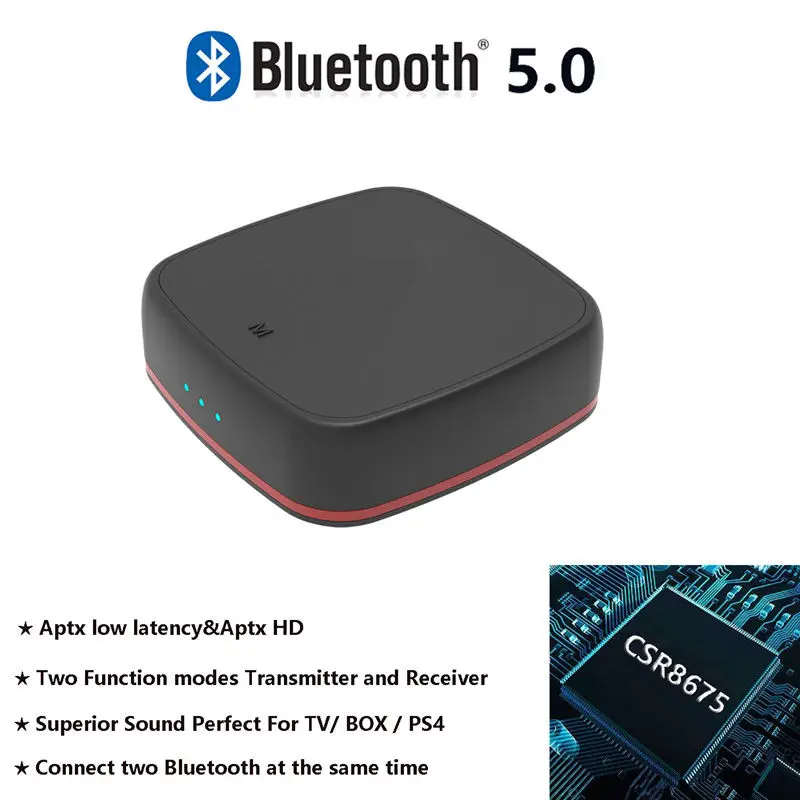 Bluetooth 5 0 CSR8675 передатчик беспроводной аудио приемник Aptx HD рецептор с цифровым