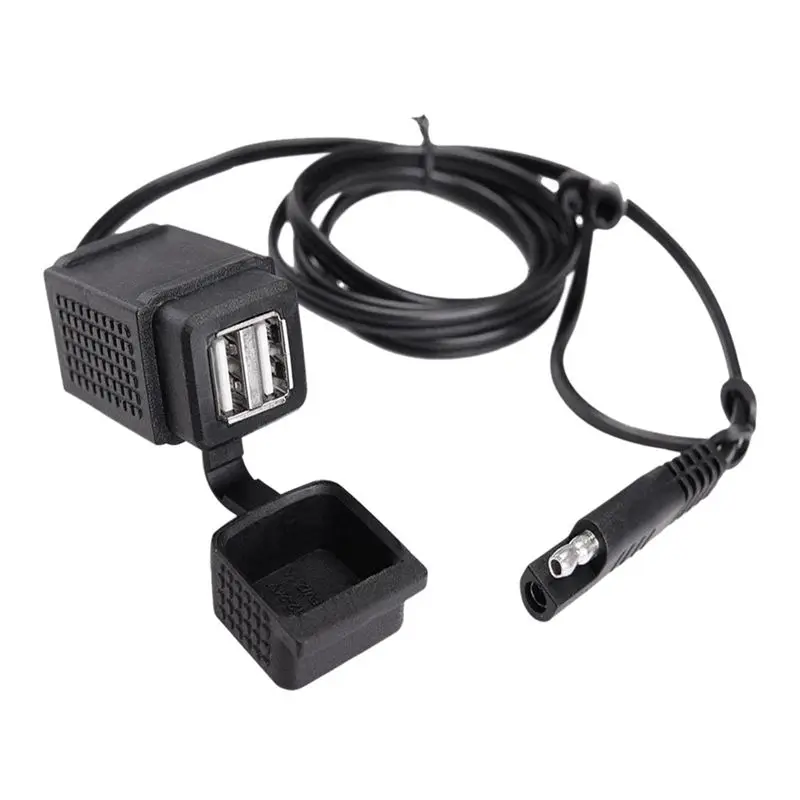 Usb-кабель адаптер 3.1A мотоцикл двухпортовый источник питания быстрая зарядка