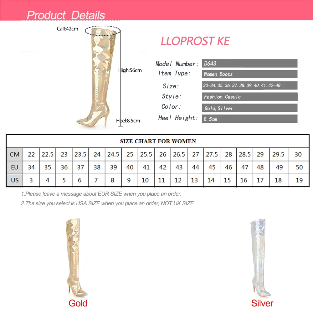 

Lloprost ke Sexy autumn winter boots women super thin high heels over-the-knee high boots patent leather thigh high boots woman