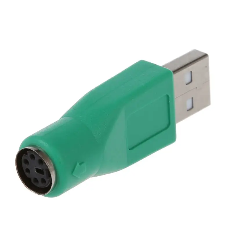 2 шт. адаптер PS/2 Мама USB папа|Компьютерные кабели и разъемы| |