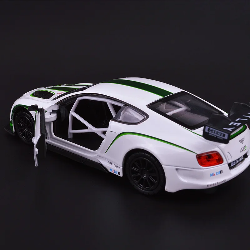1:32 Bentley GT3 Super Racing Alloy моделирование автомобиля литье под давлением звуковые огни