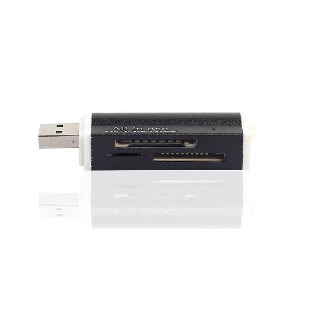 Портативный USB 2 0 все в 1 мульти устройство чтения карт памяти TF MMC SDHC M2 Memory Stick MS Duo