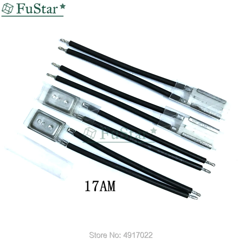 

17AM 95 Degree 025A5 023A5 Normally Closed Overheat Protector Motor Power Temperature Switch 90 C NC 10A 250V 110C 60-155C 027A5