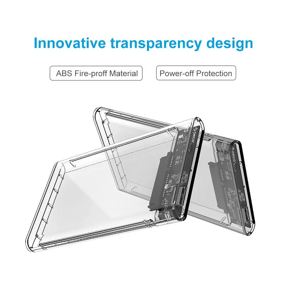 Внешний жесткий диск 2 5 дюйма чехол SSD / HDD Caddy USB 3 0 Портативный твердотельный