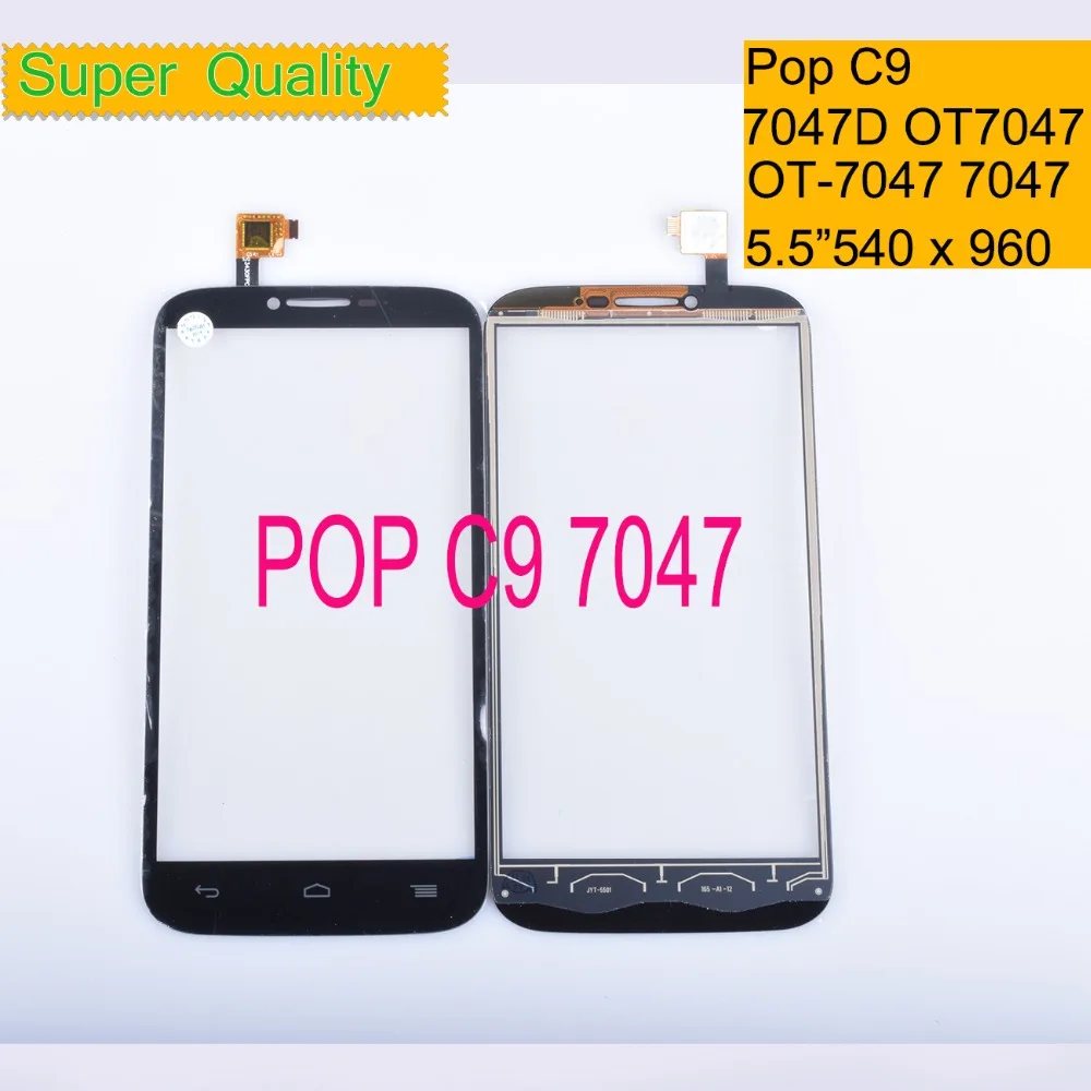 10 шт./лот для Alcatel One Touch Pop C9 7047 7047D OT7047 Сенсорная панель Сенсорный экран дигитайзер