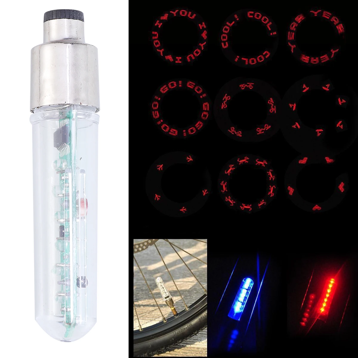 LED Bike Wheel Light With Batteries Included Brighter Visible From All Angles Gas Lamp Ultimate For British And American Mouth | Автомобили