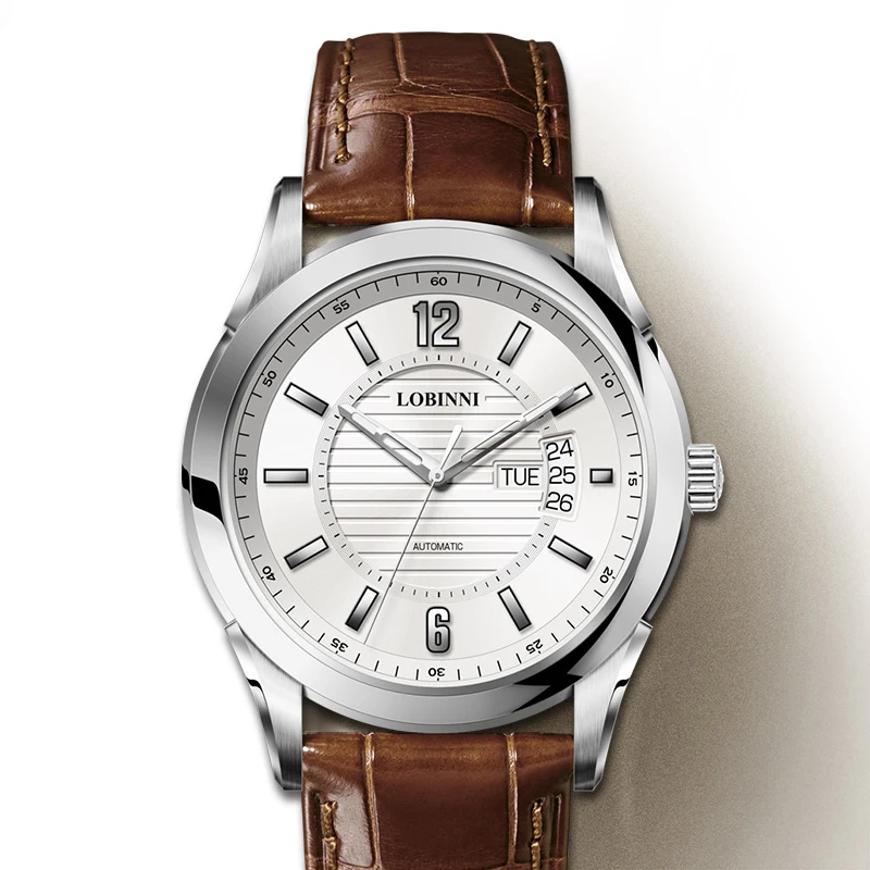 

LOBINNI Switzerland Watch Men Luxury Brand Men Watches Sapphire relogio Japan MIYOTA Automatic Mechanical Movement Clock L5005-1