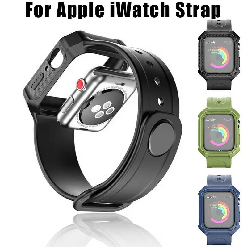 40 мм/44 мм ремешок для Apple IWatch анти-осенний интегрированный спортивный TPU Watch 4 Band 44