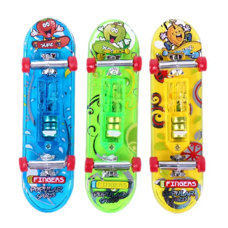 2xmini Finger скейтборд игрушки Пластиковые доска Мальчик Дети Подарки Новинка Gag