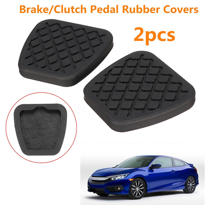 2X педаль тормоза сцепления резиновый Чехол комплект для Honda Civic Accord CR V Acura