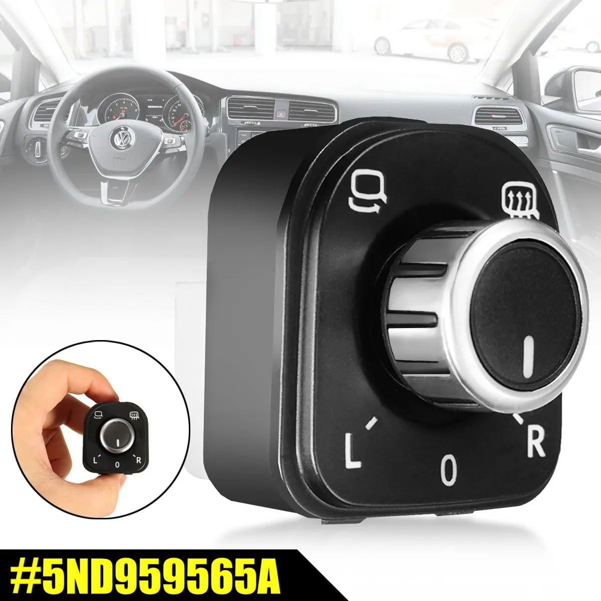 Переключатель регулировки бокового зеркала автомобиля тепловое управление для