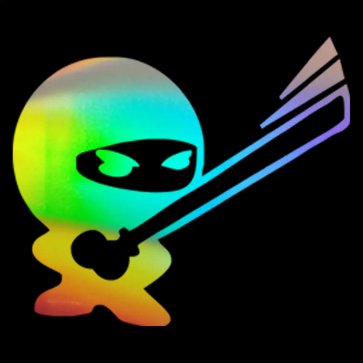 Прекрасные защищенные NINJAS наклейки для окон автомобиля бампер виниловая