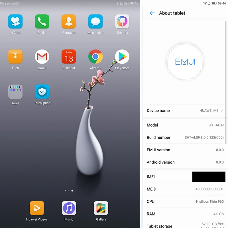 Оригинальный huawei Mediapad M5 8 4 &quotдюймовый Android 0 2K ips Восьмиядерный планшет Kirin 960 Гб ram