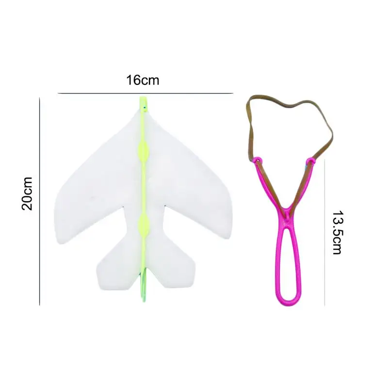 

Kids Toy 2018 New Fashion DIY Flash Toy Ejection Cyclotron Light Plane Slingshot Aircraft For Kids Gift Toys