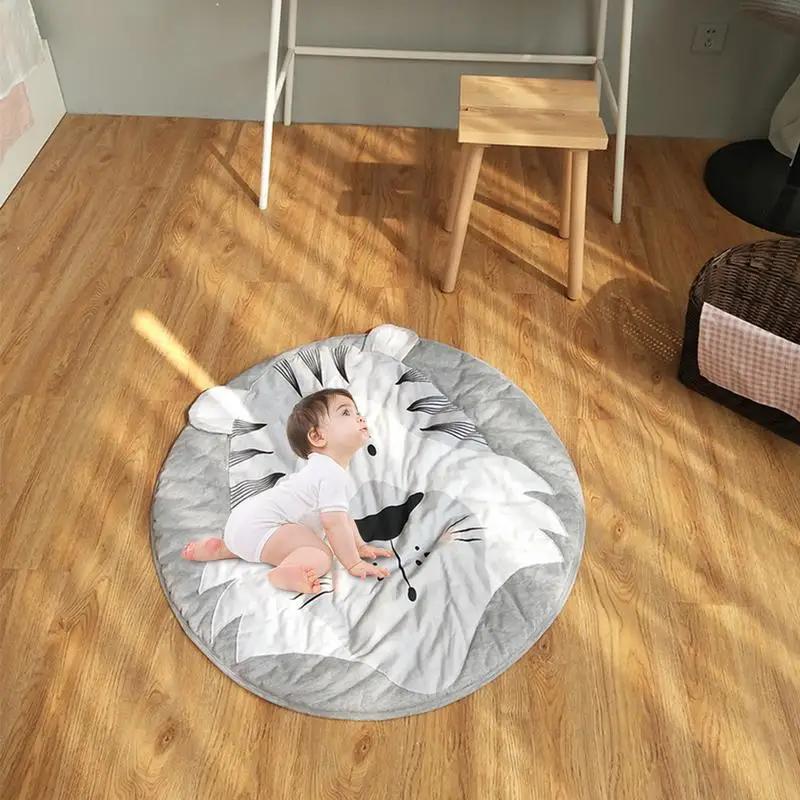 Новые детские коврики тигра ситец детская Сканирование мат игровой коврик