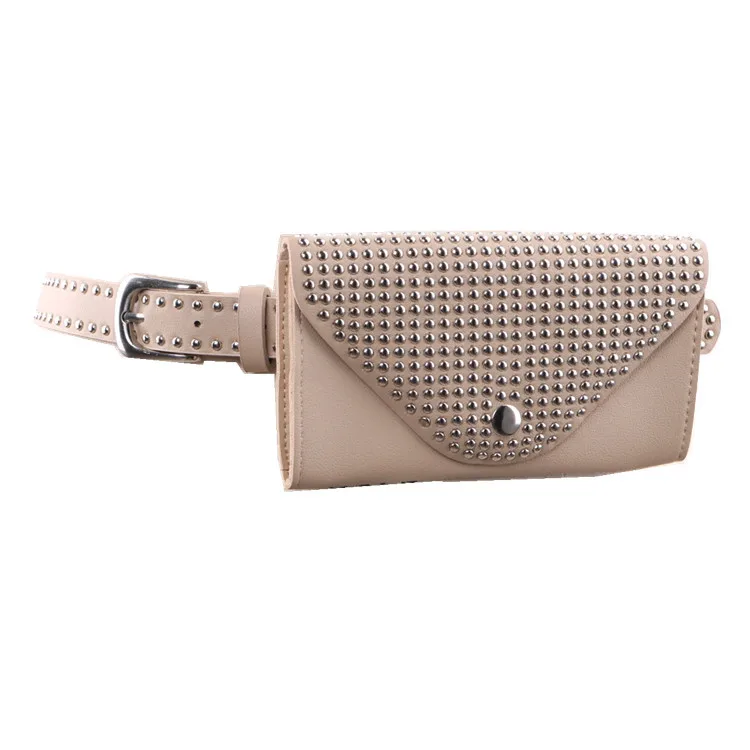 [EWQ] 2020 spring new Pin buckle scrub wild retro fashion studded belt ladies accessories decorative bag QG20900 | Багаж и сумки