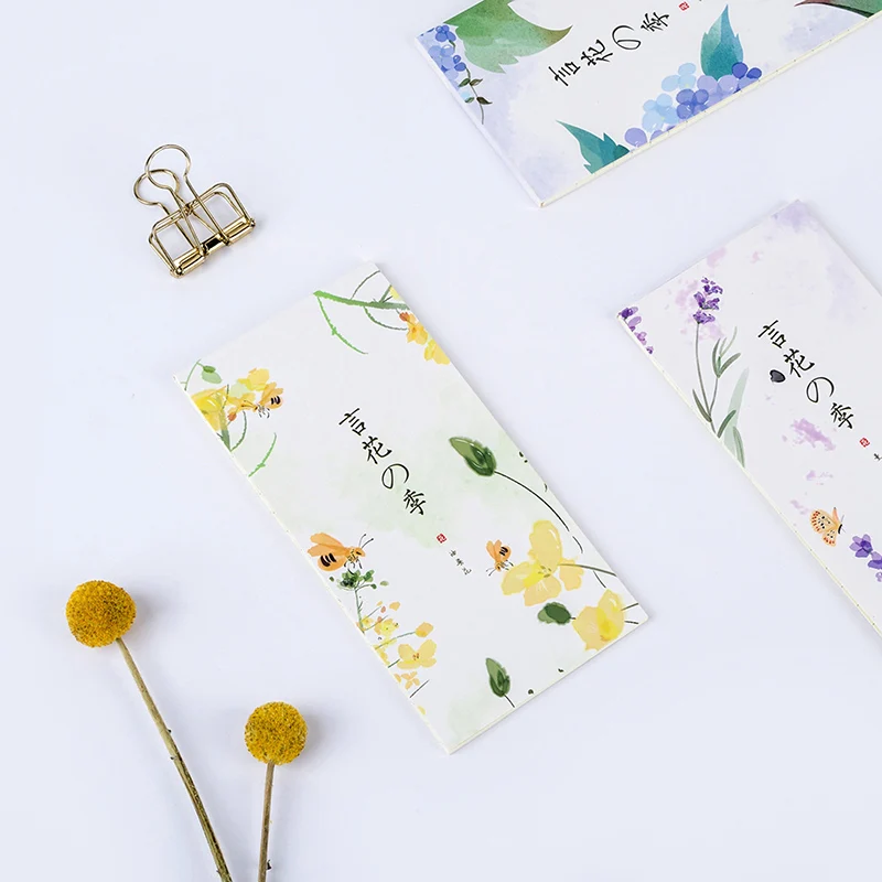 Новинка цветочный блокнот Kawaii в полоску Bullet Journal записная книжка для детей