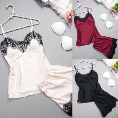 Стильное сексуальное женское белье Шелковый кружевной халат ночная рубашка