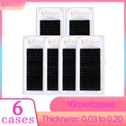 Ресницы Накладные норковые накладные, отдельные ресницы из натурального мягкого волокна, 6 лотков