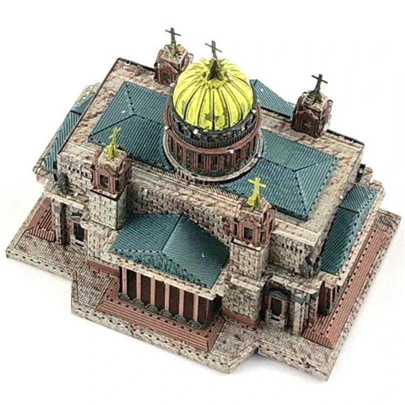 Исаакс собора 3D металлические Пазлы Duomo модель наборы лазерная резка сборка