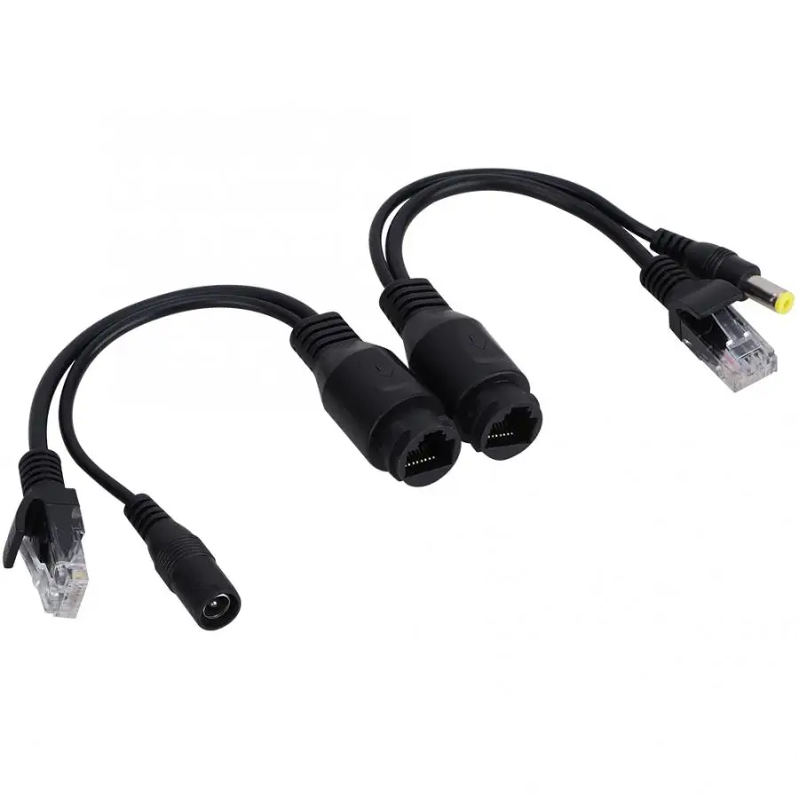 12V Power Over Ethernet Пассивный кабель адаптер POE сплиттер инжектор