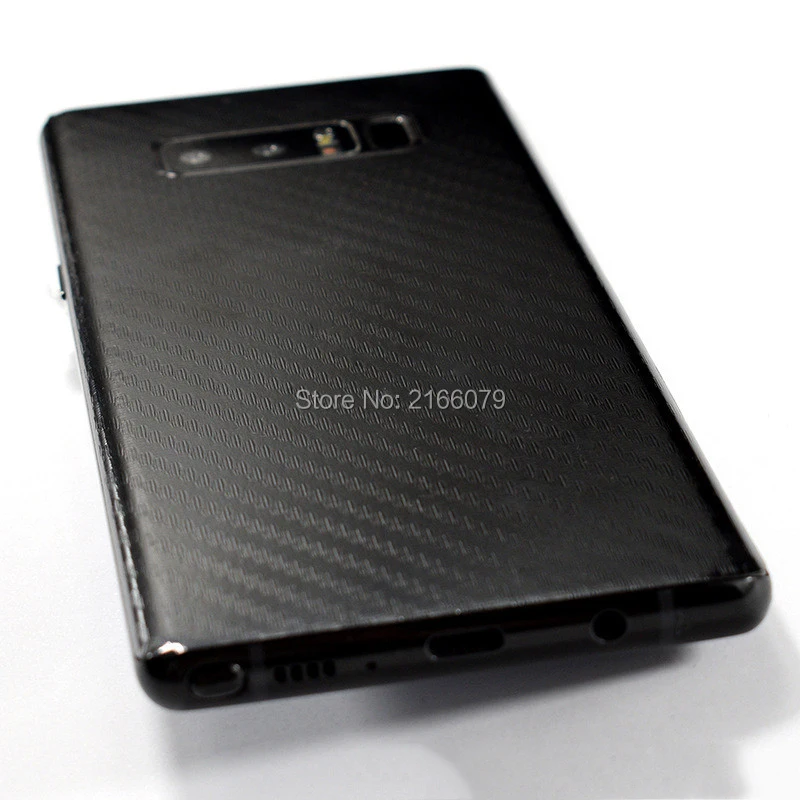 Для Samsung Galaxy Note 5 8 3D Гальваническое углеродное волокно задняя крышка наклейка для