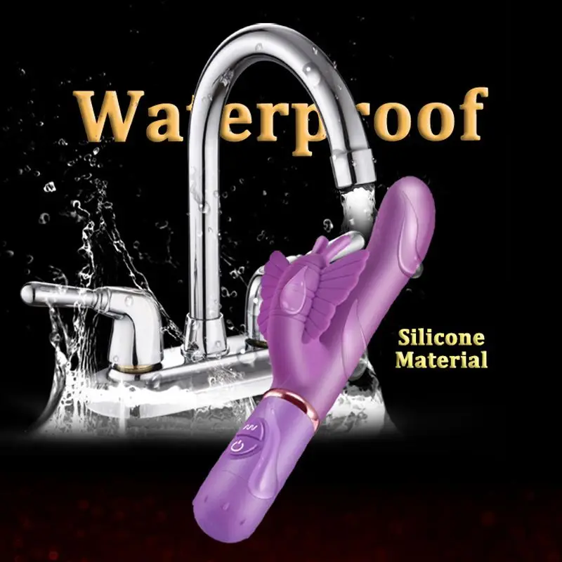 Meselo 30 скоростей Dual Head Вибратор Бабочка Вагина G spot Стимулятор клитора
