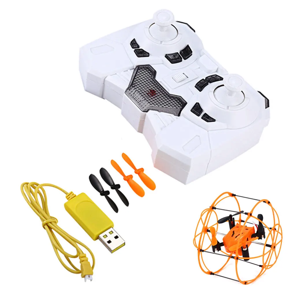 Мини Дрон флип RC Ball Sky Walker 2 4 ГГц 4CH Fly Квадрокоптер 3D ролик Безголовый вертолет